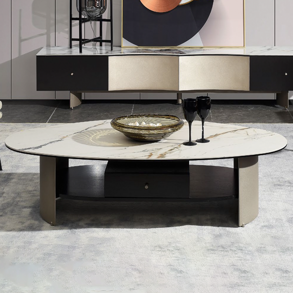 Bàn Trà Mặt Gốm Ceramic-C21955 siêu bền nhập khẩu chính hãng