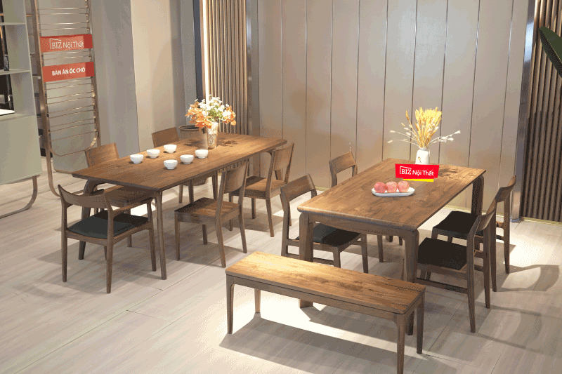 Ghế Ăn Gỗ Óc Chó Mặt Nệm Winter