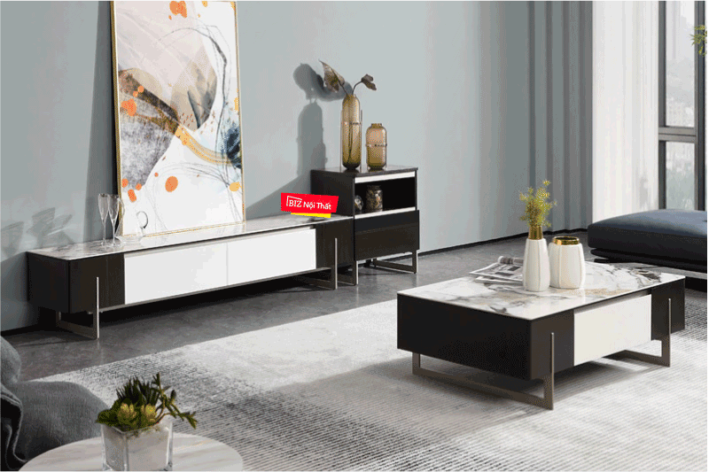 Kệ Tivi Mặt Đá Gốm Ceramic TV1937B