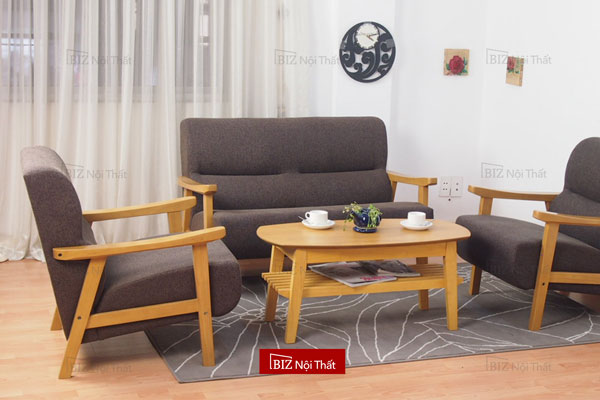 Bộ sofa gỗ xuất khẩu Nhật SFG-101