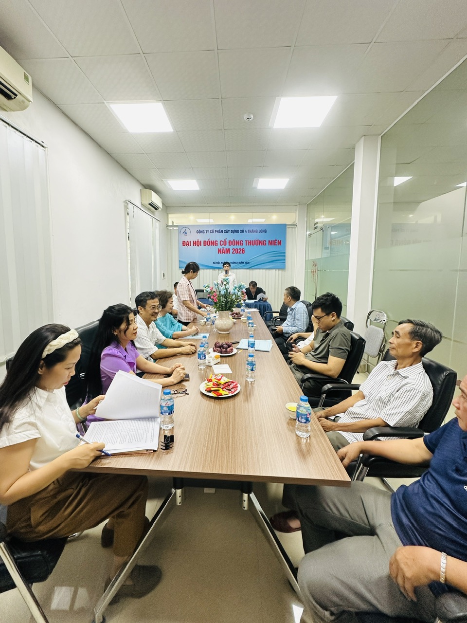 1 số hình ảnh Đại hội đồng thường niên lần thứ 26 Công ty CPXD số 4 Thăng Long (19/6/2026)