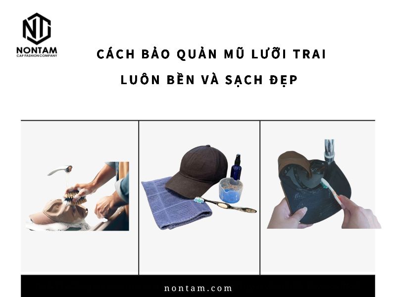 Chia sẻ cách bảo quản mũ lưỡi trai luôn bền và sạch đẹp