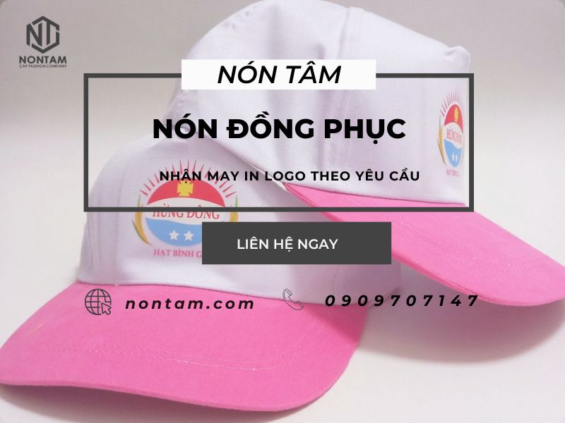 Nón đồng phục giá rẻ – Nhận may in logo theo yêu cầu