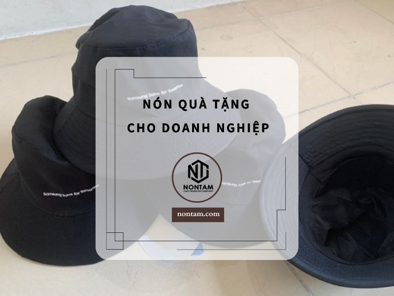 Nón quà tặng doanh nghiệp – thiết kế riêng theo nhận diện thương hiệu
