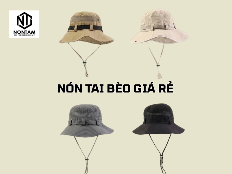 Nón tai bèo giá rẻ cho doanh nghiệp, trường học, đoàn thể