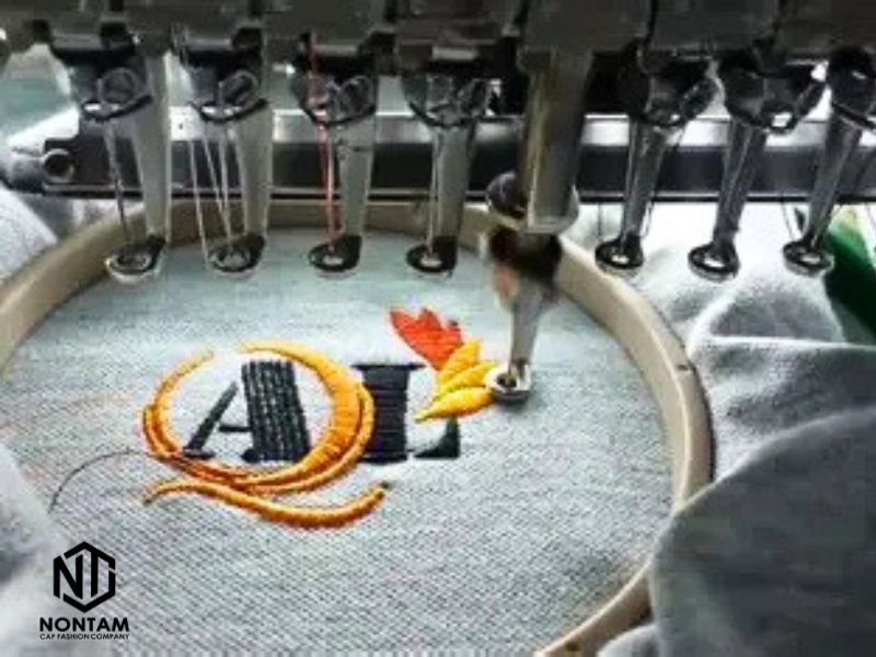 kỹ thuật thêu vi tính trong may nón