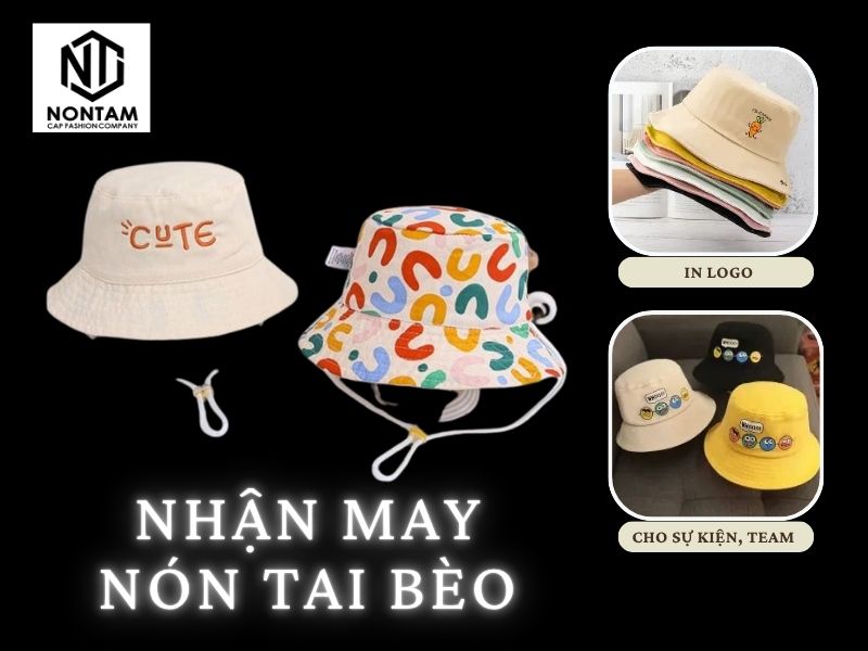 nhận may nón tai bèo 