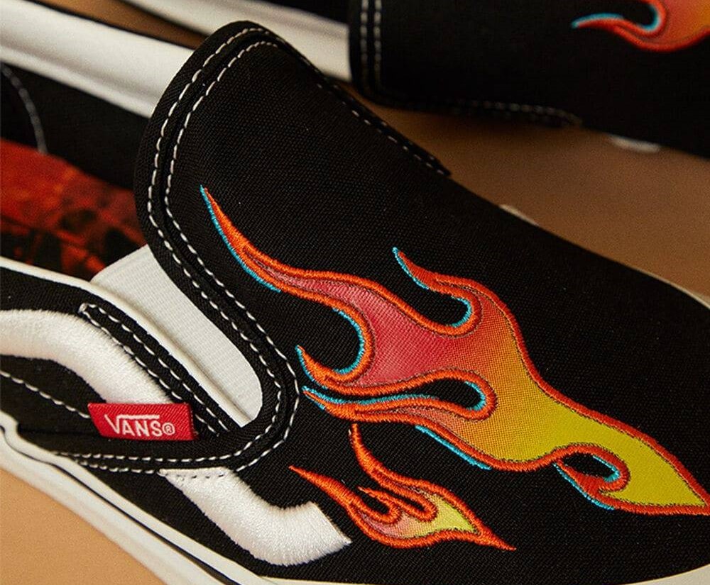 Pacsun vans slip hot sale on
