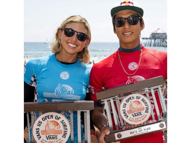 Sage Erickson Và Kanoa Igarashi Đã Dành Giải Quán Quân Cuộc Thi Vans US Open The Surfing