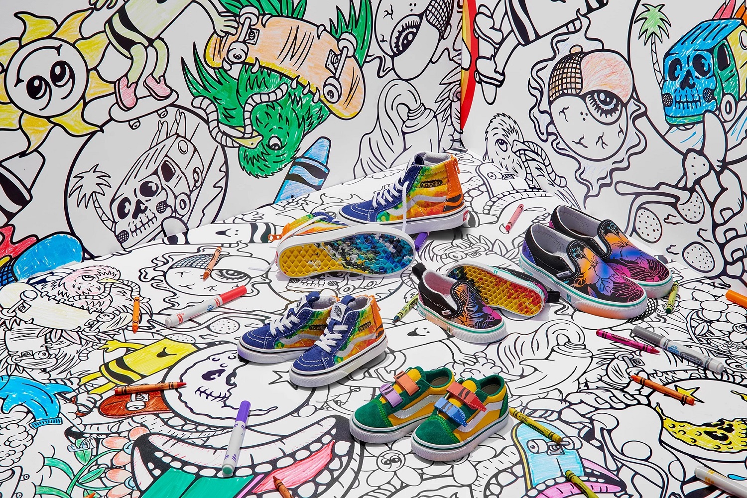 BỘ SƯU TẬP ĐẦY MÀU SẮC TỪ VANS X CRAYOLA