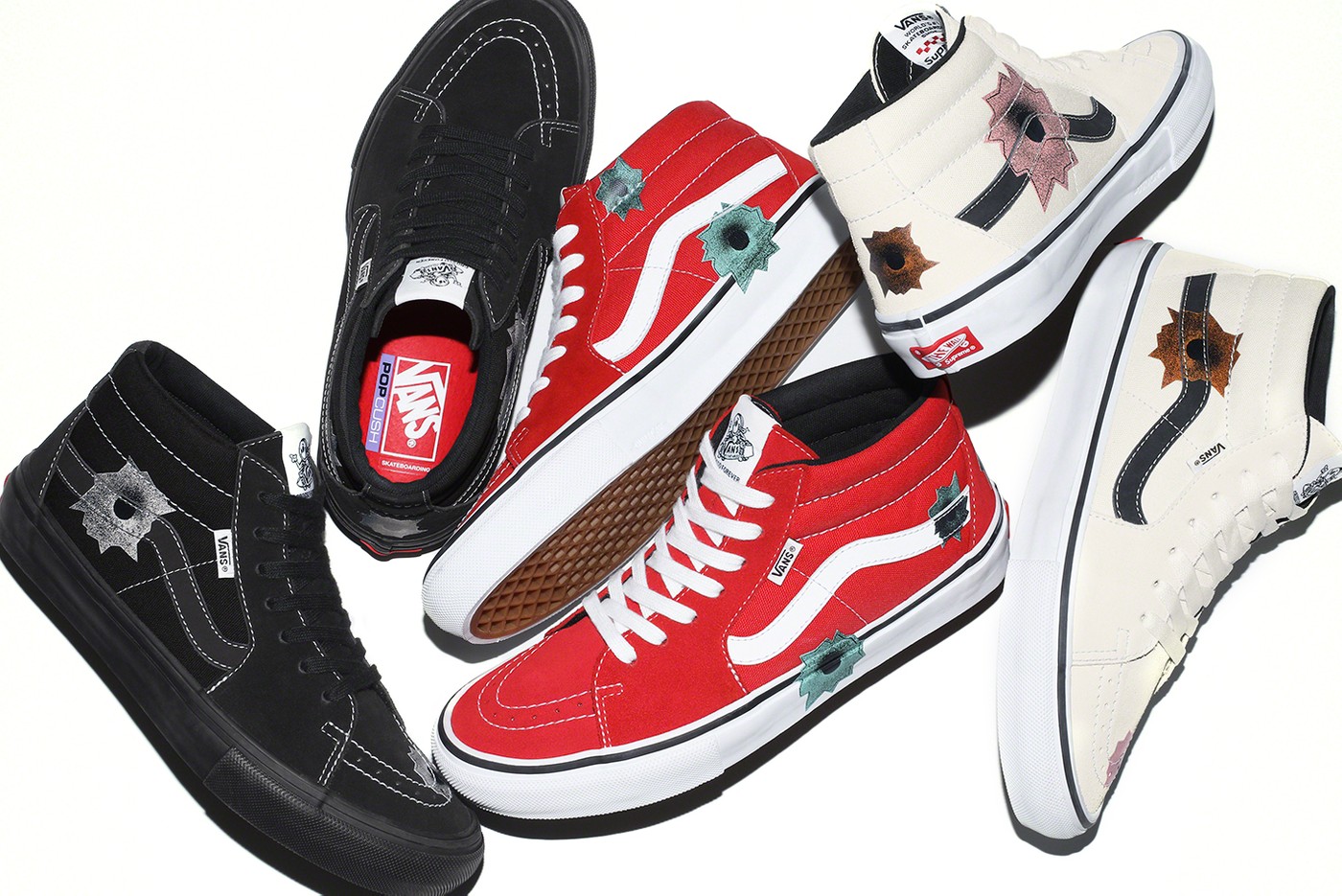 SUPREME X VANS - SKATE GROSSO MID