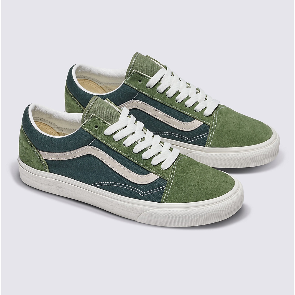 Outfit Vans Os Green Giày VANS OLD SKOOL TRI-TONE GREEN