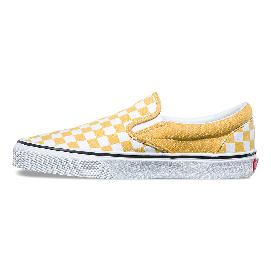 Vans Việt Nam - Vans Checkerboard Slip-On Yellow/White Vn0A38F7Qcn