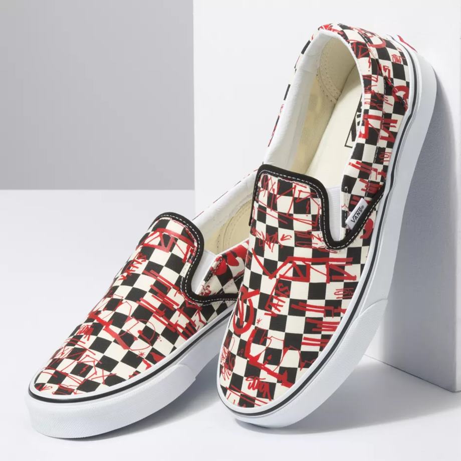 Vans Việt Nam - Vans Crew Slip-On Style 36 Checkerboard Vn0A4Bv31Iw