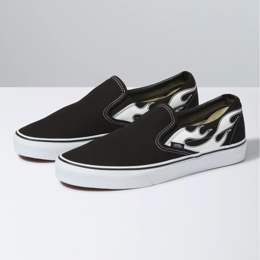 Vans Việt Nam - Vans Flame Classic Slip-On Black White Vn0A33Tbk68