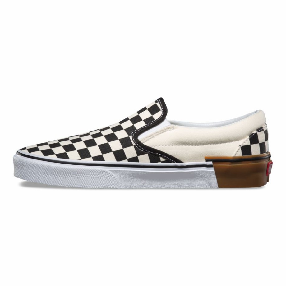 VANS Vi t Nam VANS GUM BLOCK SLIP ON CHECKERBOARD VN0A38F7U58