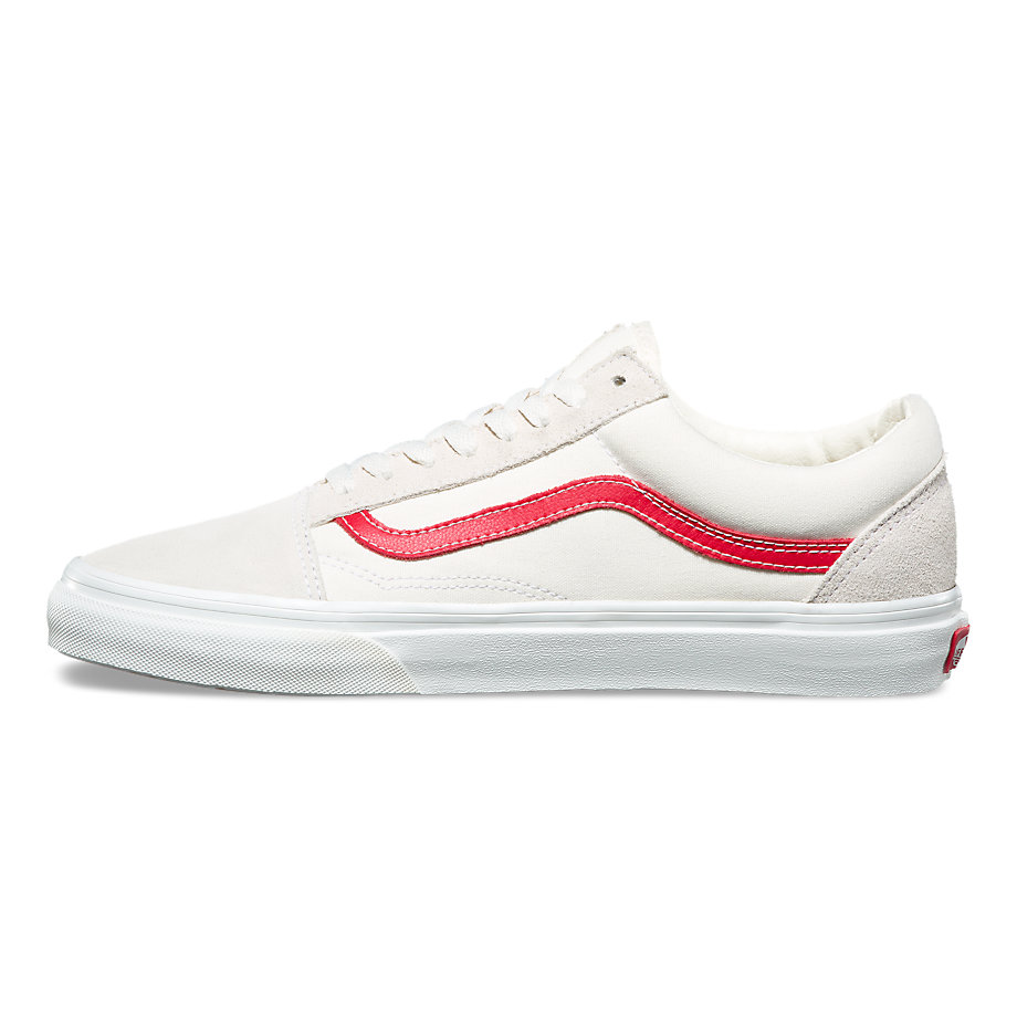 Vans Việt Nam - Vans Old Skool Vintage White/Rococco Red Vn0A38G1R1T