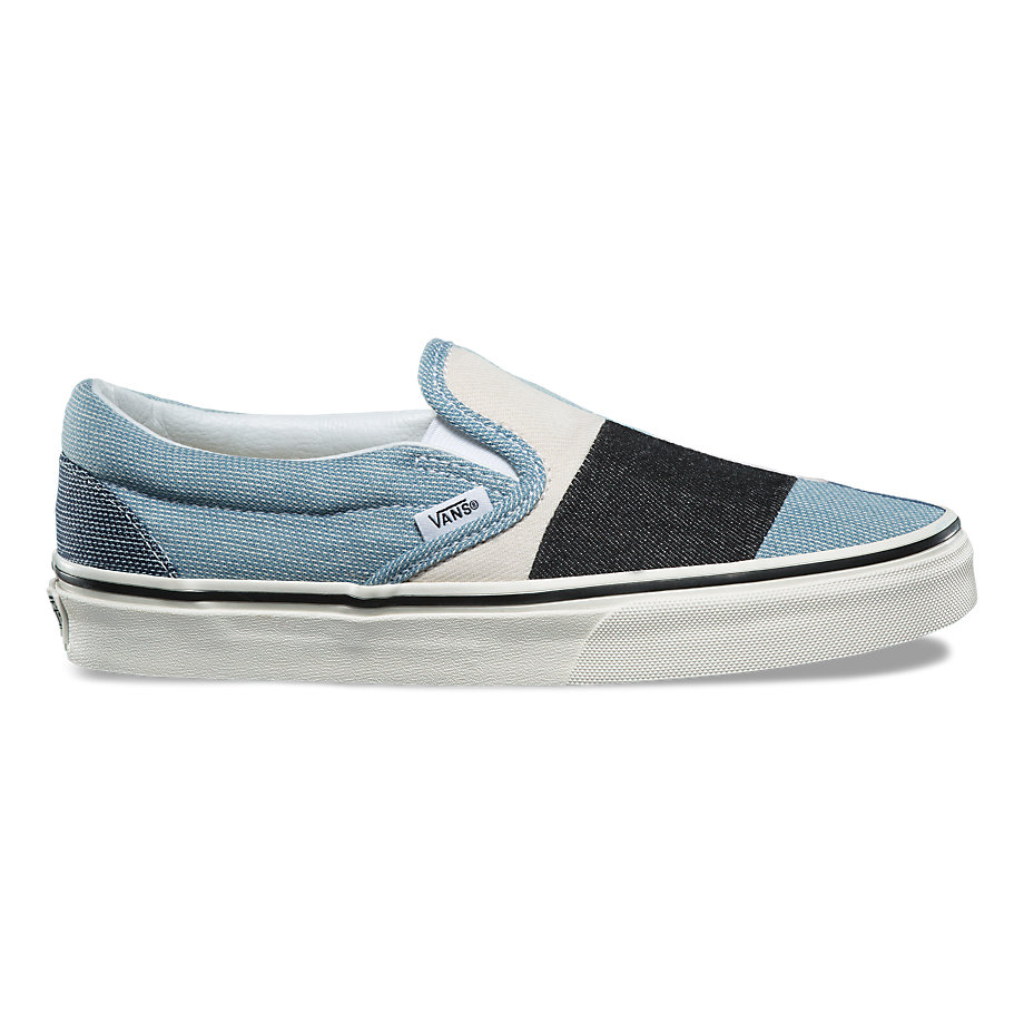 VANS Việt Nam - VANS PATCHWORK CLASSIC SLIP-ON DENIM VN0A38F7Q9H