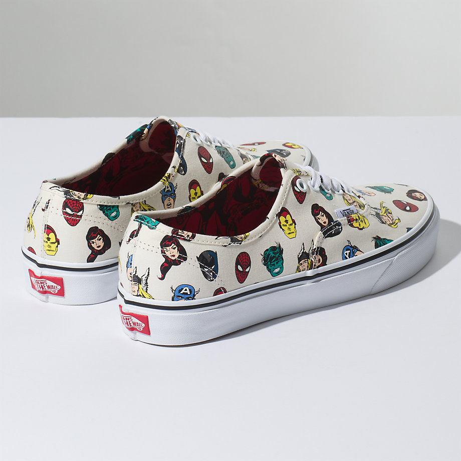VANS X MARVEL AUTHENTIC MARVEL HEADS MULTI VN0A38EMRNU VANS X MARVEL AUTHENTIC MARVEL HEADS MULTI VN0A38EMRNU