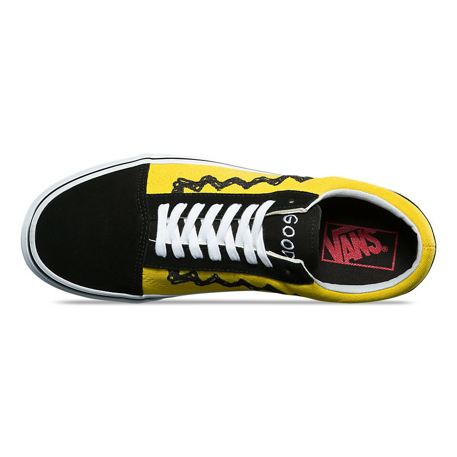 Vans peanuts top old skool jaune