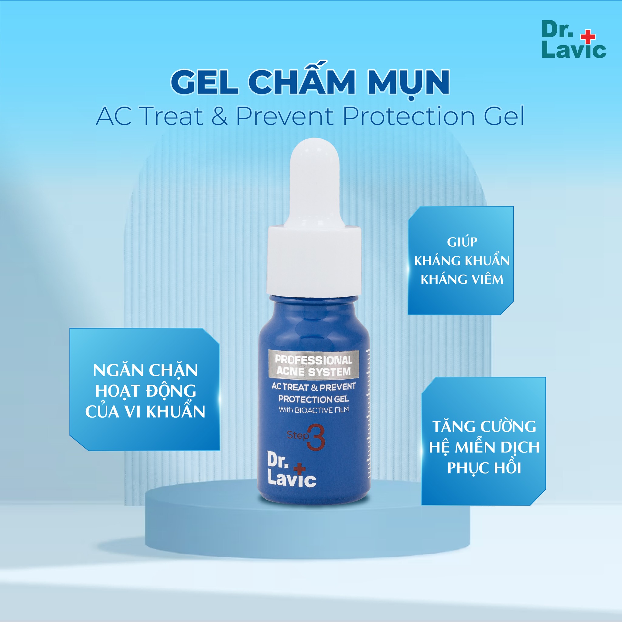 Gel chấm mụn giảm mụn Dr.Lavic Protection step 3 - DR954