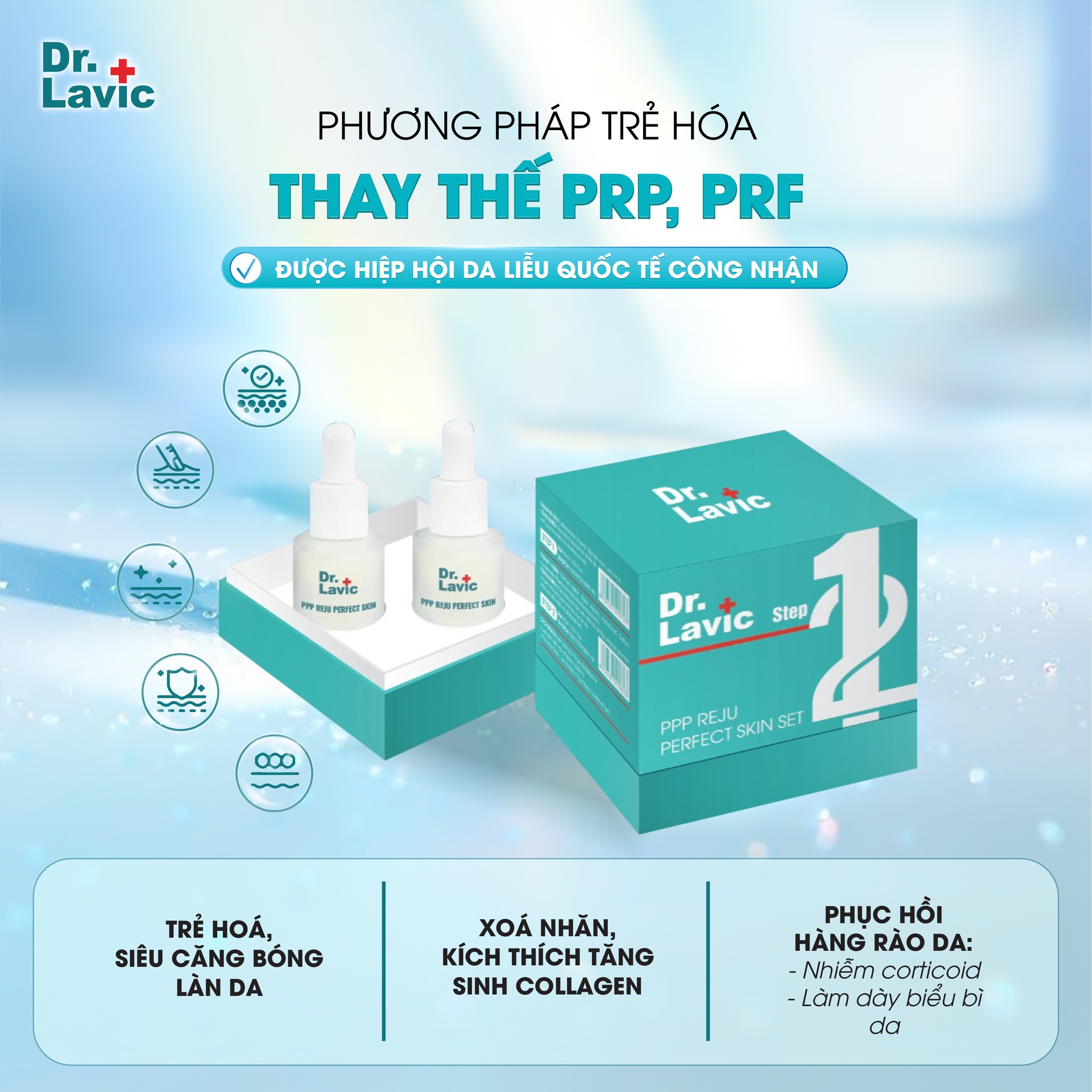 Bộ PPP chuyên nghiệp 2 lọ/bộ Dr.lavic DR920