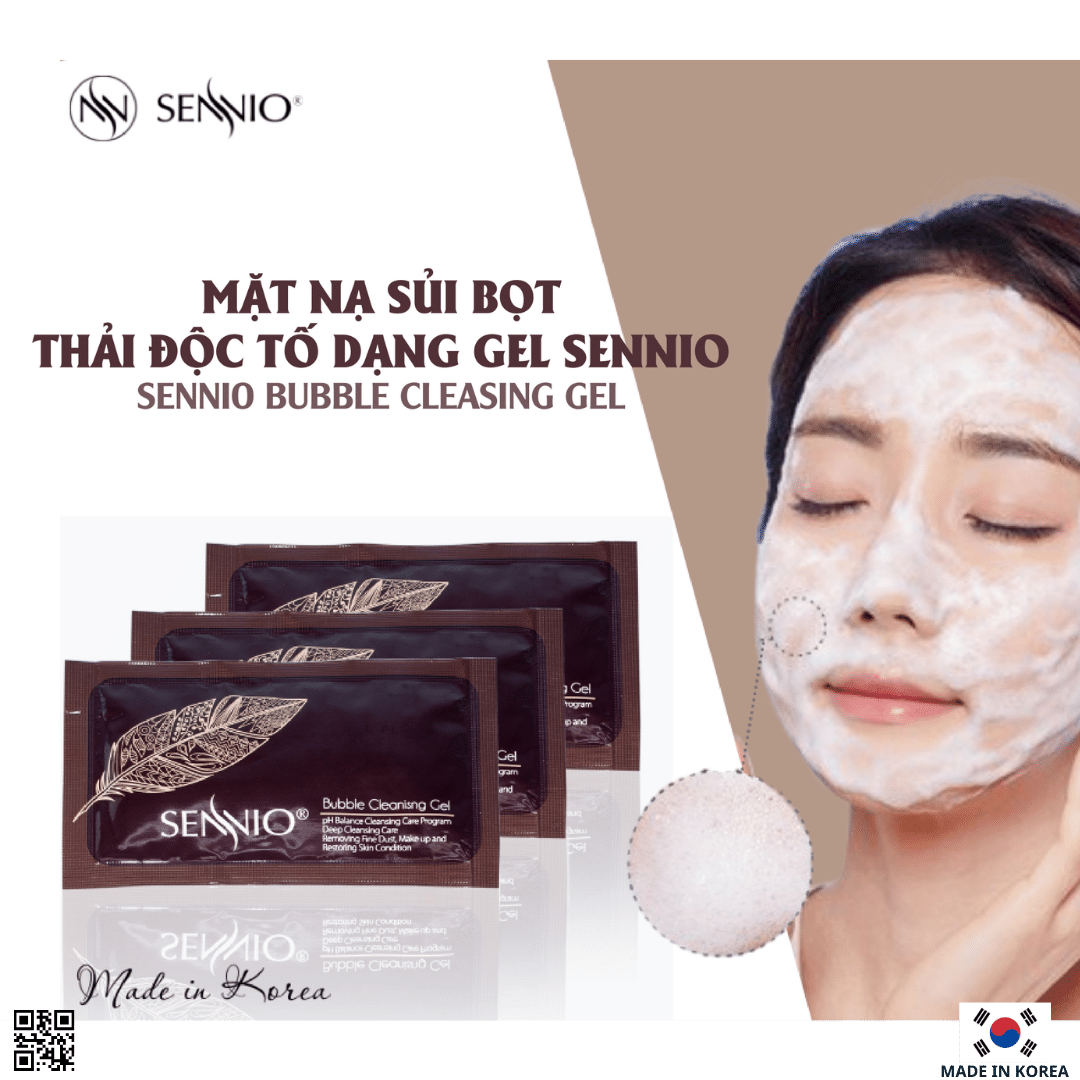 Bộ ba sản phẩm chăm sóc da làm sạch sâu bảo vệ hàng rào da, cân bằng pH cho da ngăn ngừa mụn Sennio Dành cho da khô, nhạy cảm, da dầu SNO 648-31