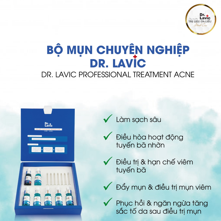 Bộ mụn chuyên nghiệp Professional Treatment Acne - DR.LAVIC DR905