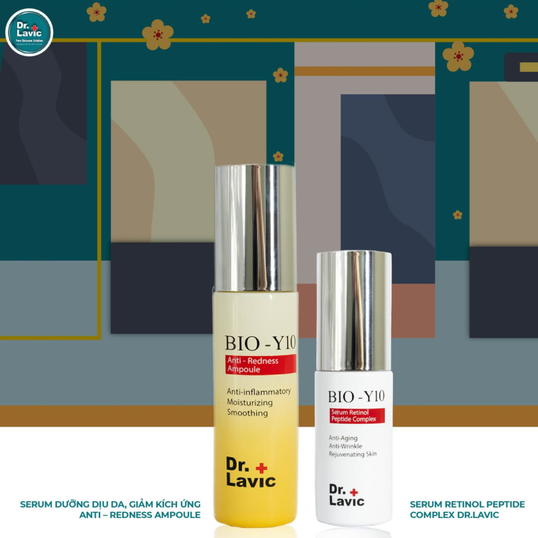 Bộ Chăm Sóc Da Serum Phục Hồi Da Mụn Tái Sinh Làn Da DR.LAVIC Bio - Y10 Treatment antii - aging DR925