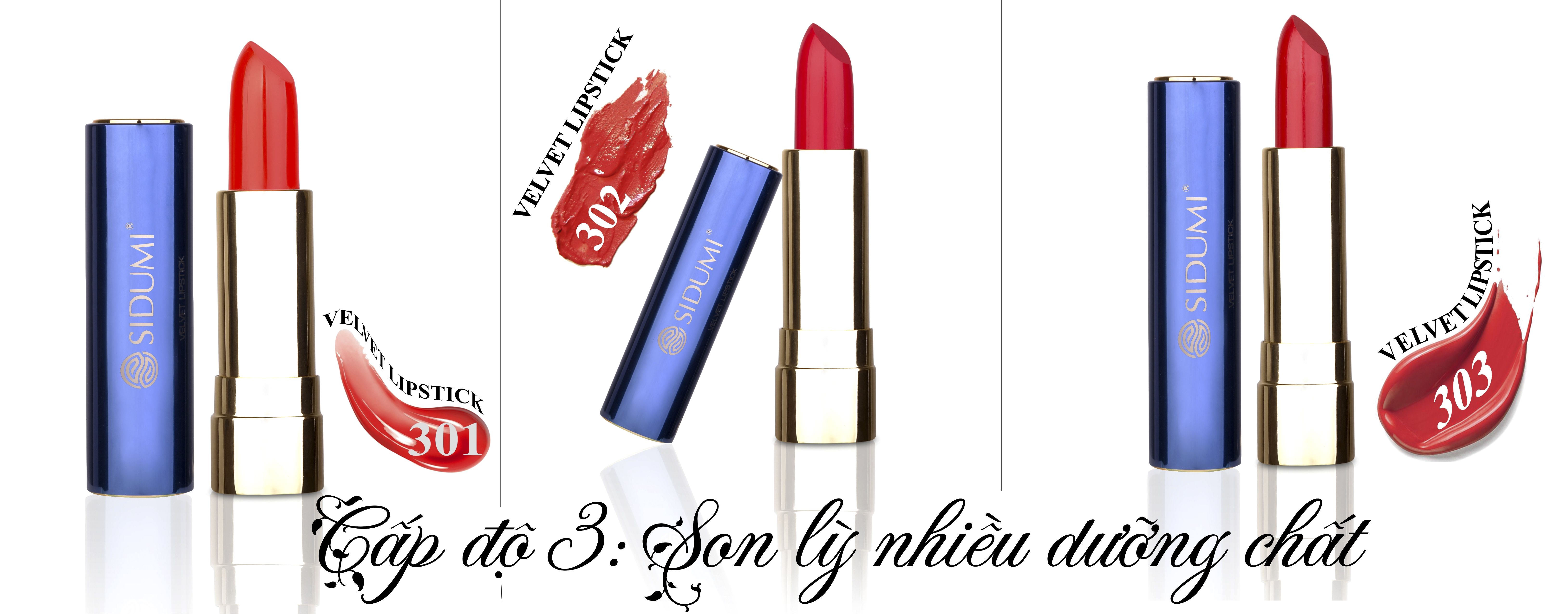 Son Môi Cao Cấp Velvet Lipstick Sidumi