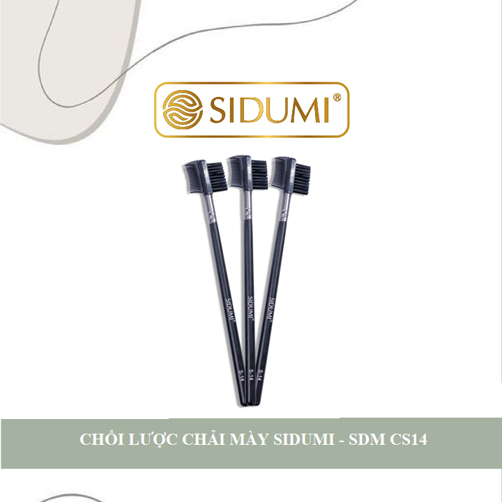 Set 3 Chổi Lược Chải Chân Mày Sidumi SDM CS14