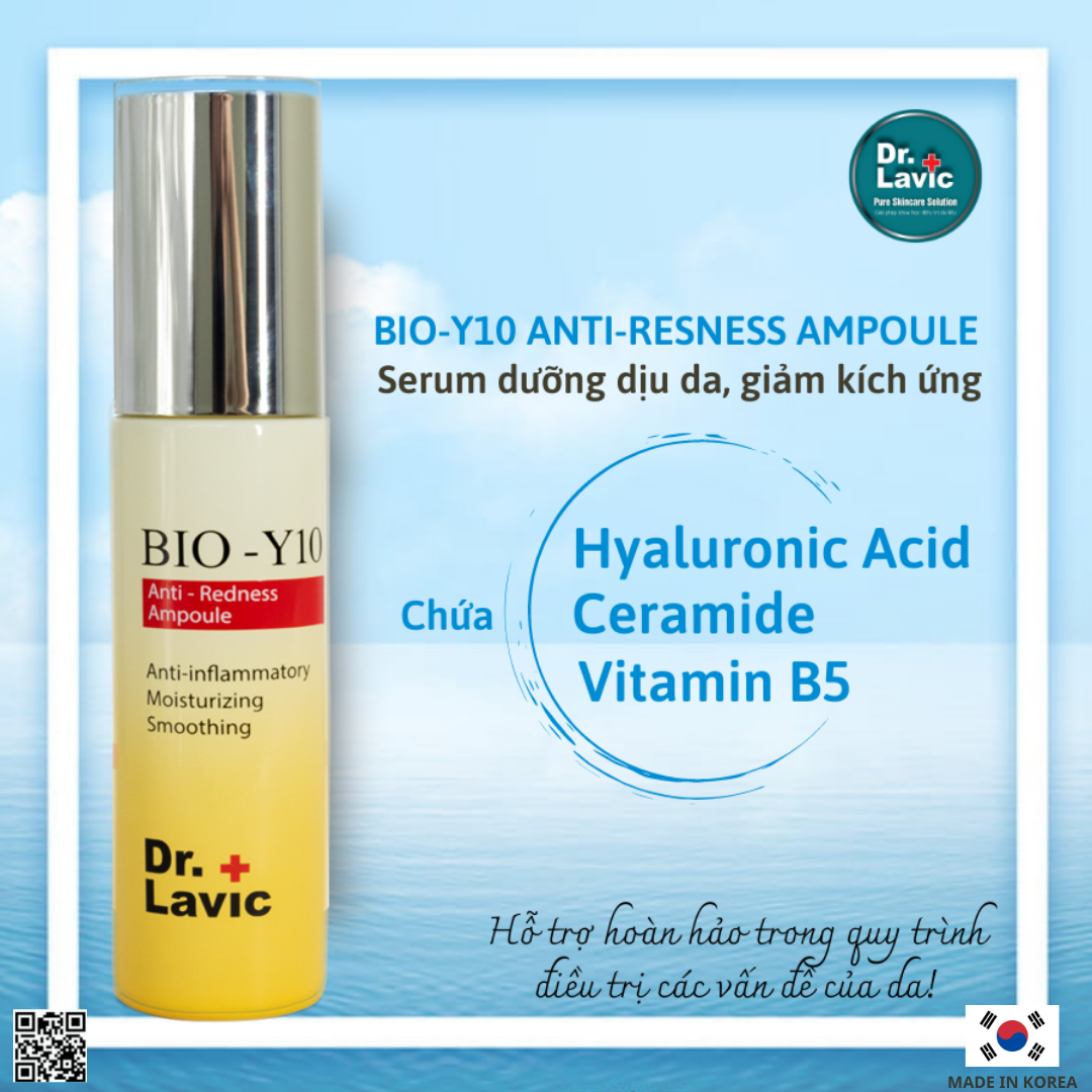 Serum Dưỡng Dịu Da, Giảm Kích Ứng - DR.LAVIC BIO-Y10 Anti-Redness Ampoule - DR.LAVIC DR923