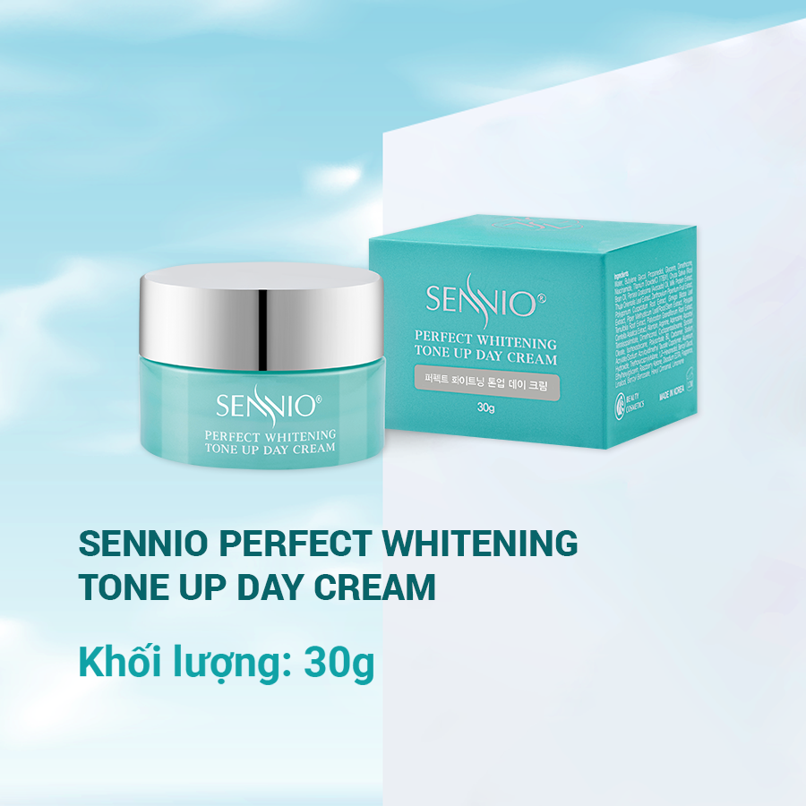 Kem dưỡng ẩm tái tạo phục hồi da căng bóng ban ngày SENNIO Perfect Whitening Day Cream 30G - SNO 829