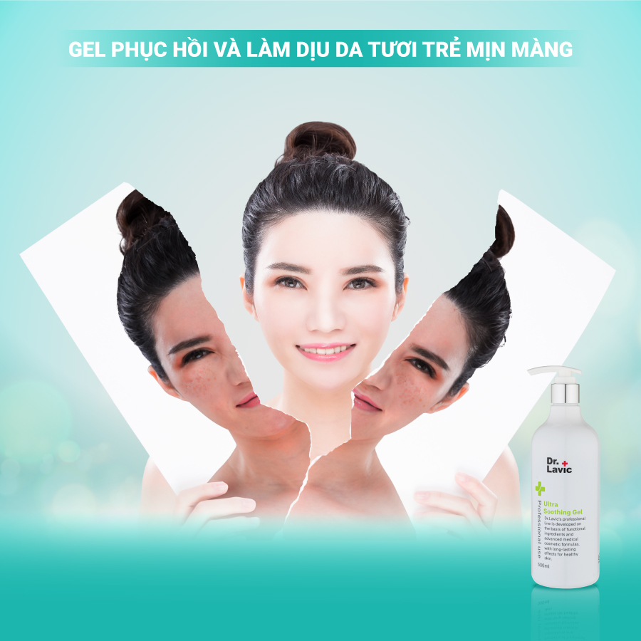 Gel phục hồi và làm dịu da tức thì Dr.Lavic Ultra Soothing Gel 500ml DR 801