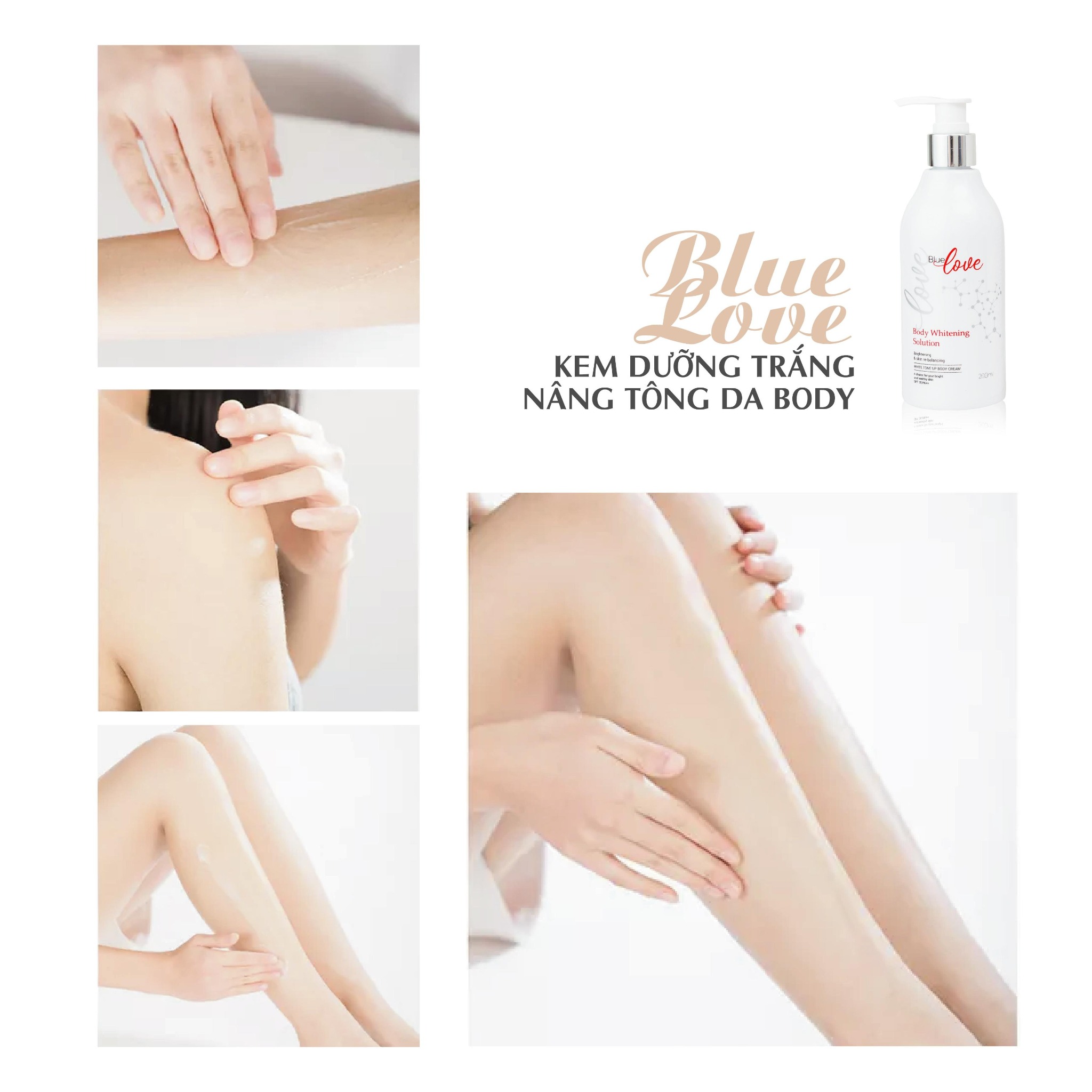 Kem dưỡng trắng  nâng tông da Body Blue Love  KBD BL901