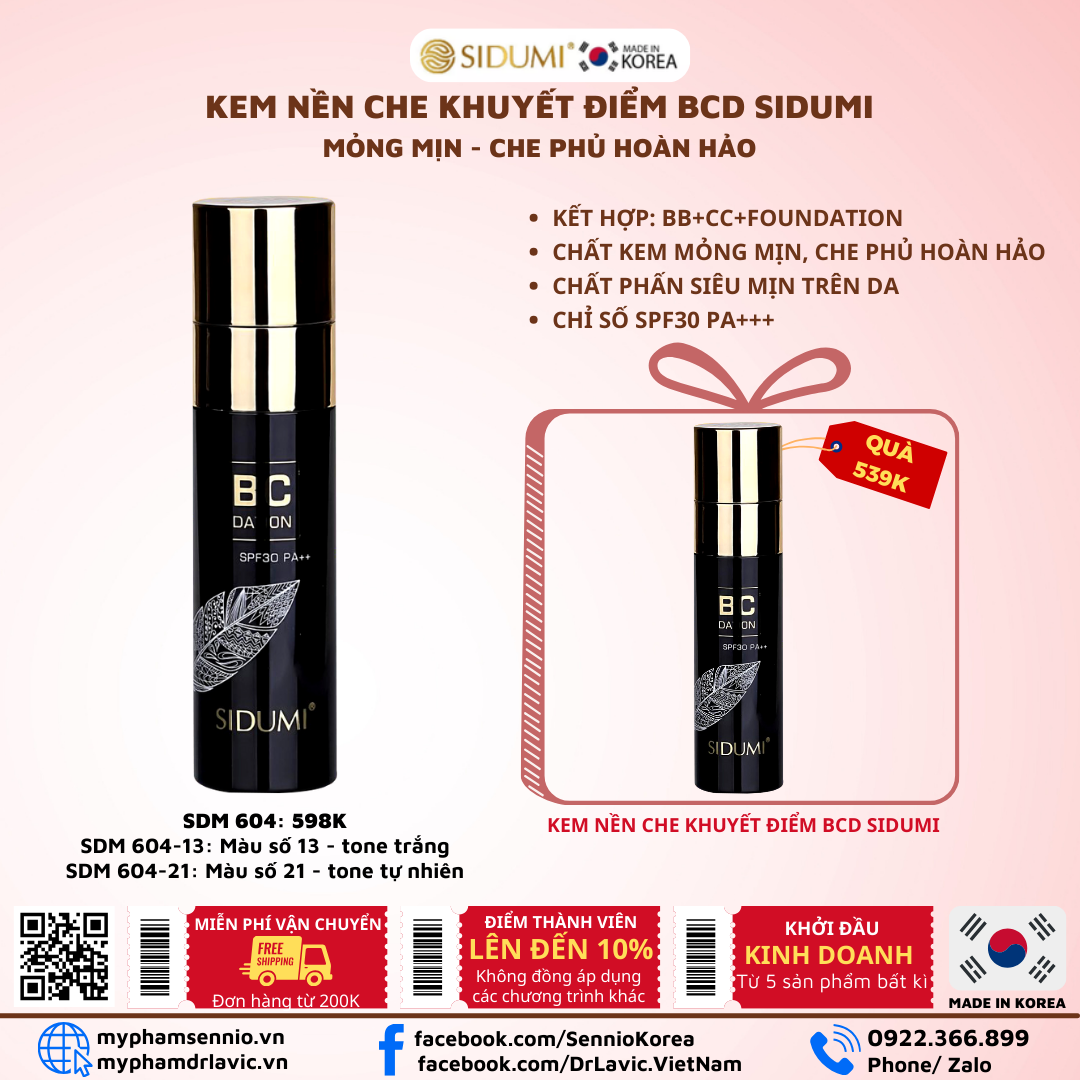 Kem BCD Bcdtion Sp30pa++ Sidumi