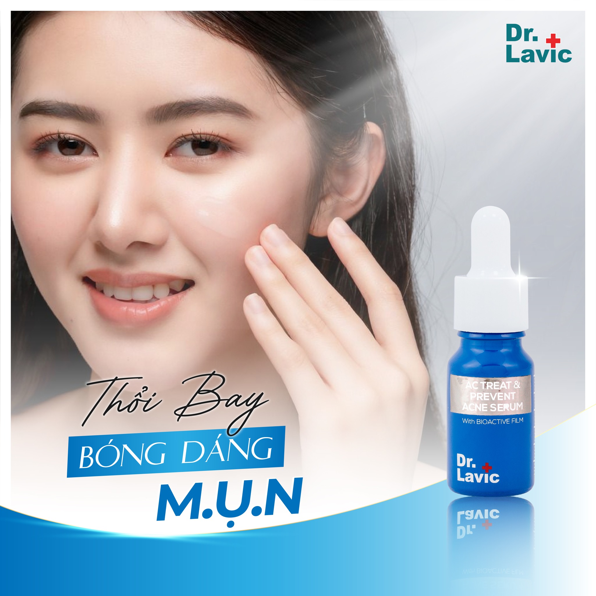 Serum ngừa mụn Dr.Lavic AC Treat & Prevent Acne kiềm dầu, chống tái phát mụn mờ thâm 10ml DR958