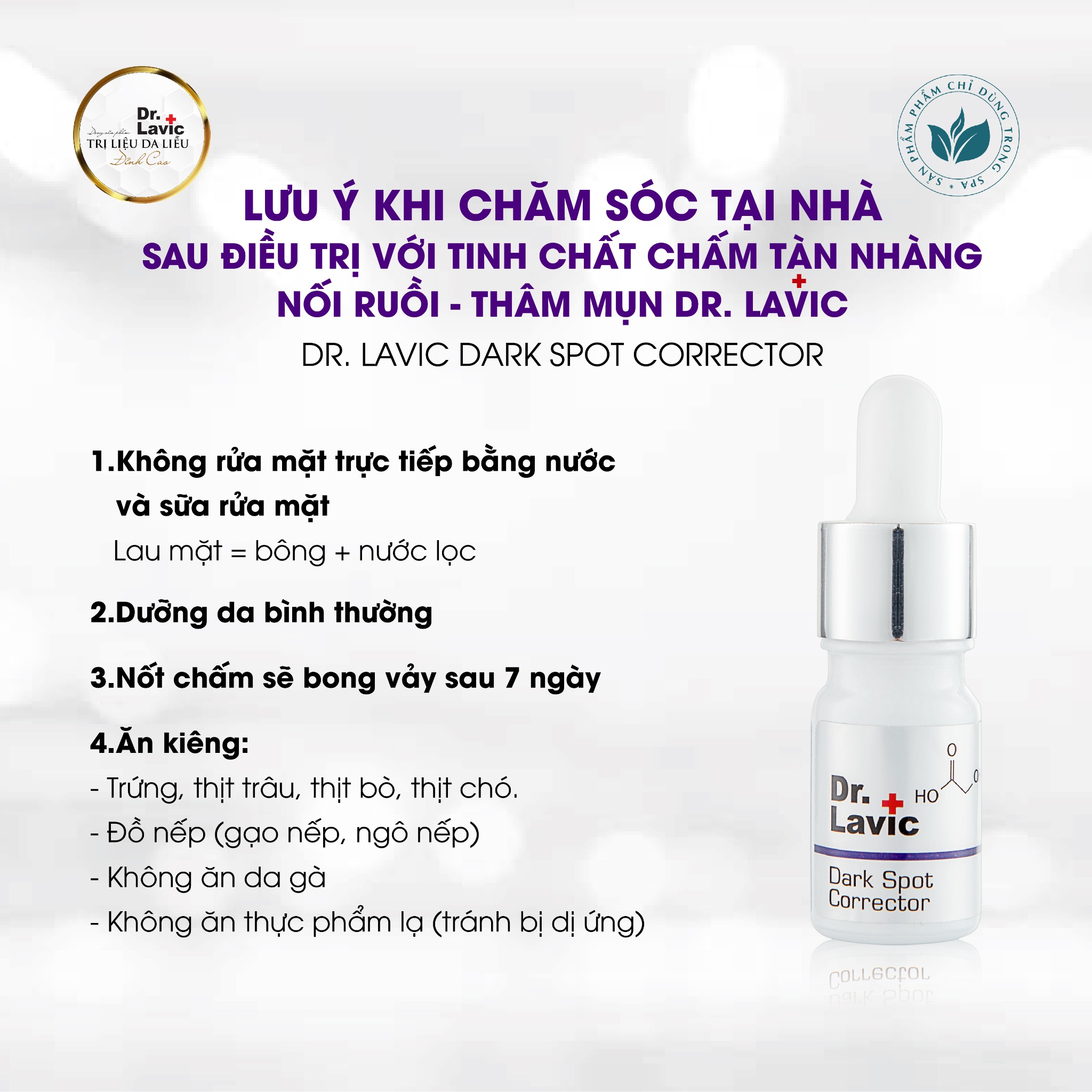 Tinh Chất Chấm Tàn Nhang, Nốt Ruồi, Thâm Mụn - Dark Spot Crrector - DR.LAVIC DR912