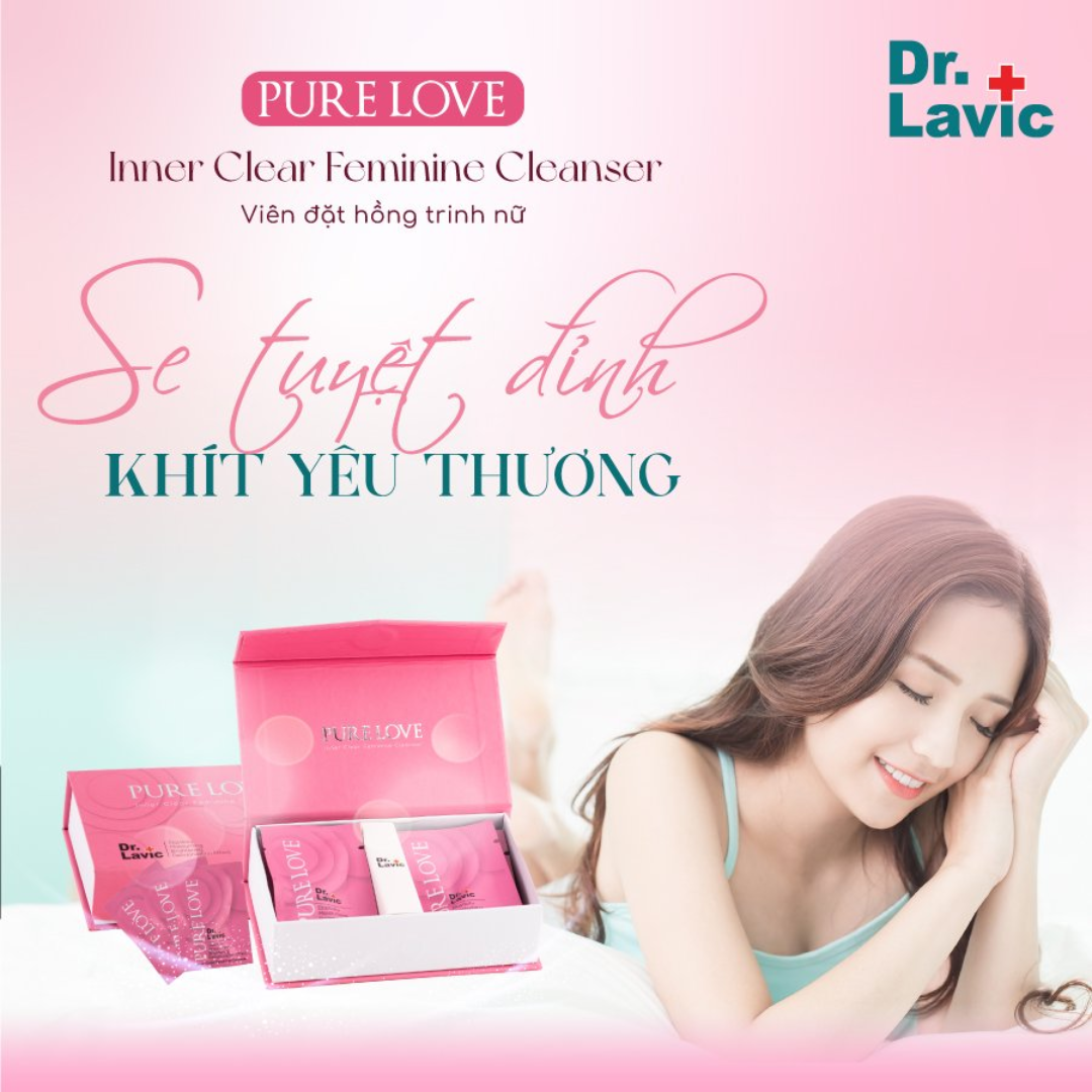 Viên đặt hồng trinh nữ Pure Love 8gói/hộp Dr.lavic DR937