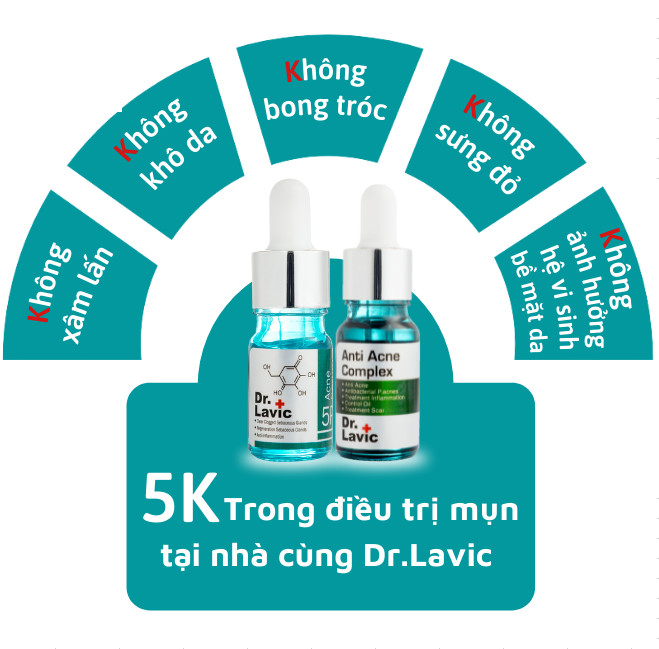 Bộ mụn chuyên nghiệp Professional Treatment Acne - DR.LAVIC DR905