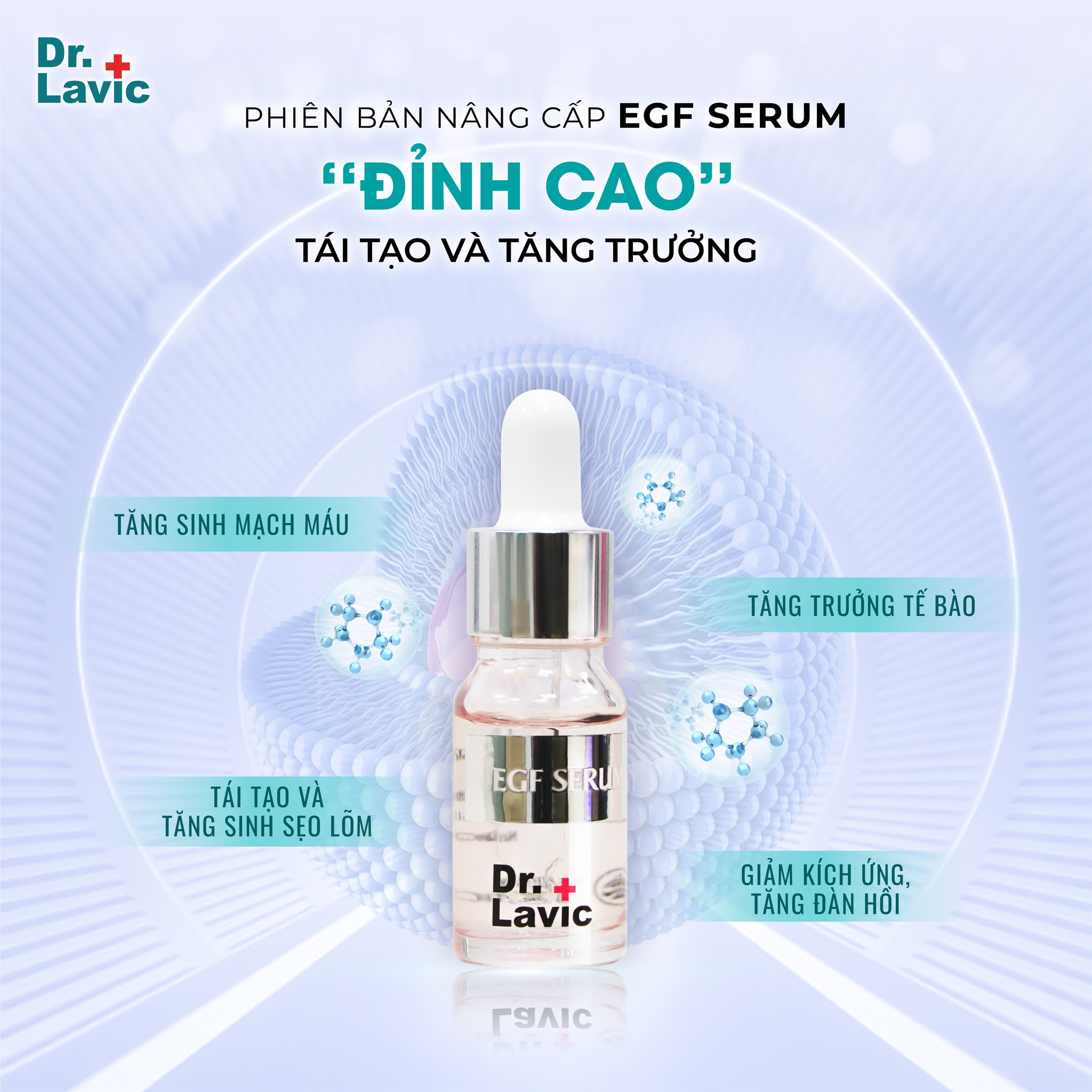 Serum Dưỡng Da Tái Tạo Da Công Nghệ USA DR.LAVIC Pitted Scar Control Serum EGF10ML - DR911