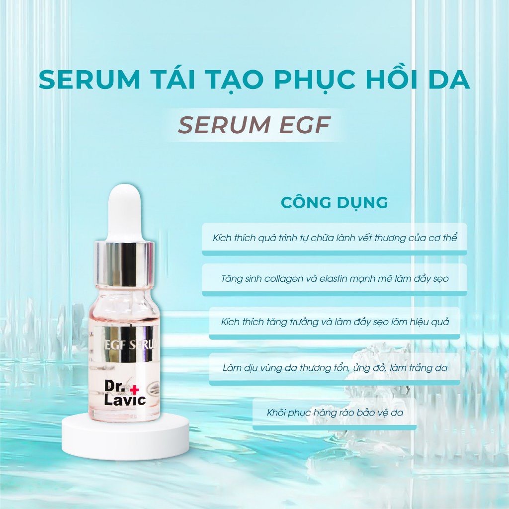 Serum Dưỡng Da Tái Tạo Da Công Nghệ USA DR.LAVIC Pitted Scar Control Serum EGF10ML - DR911
