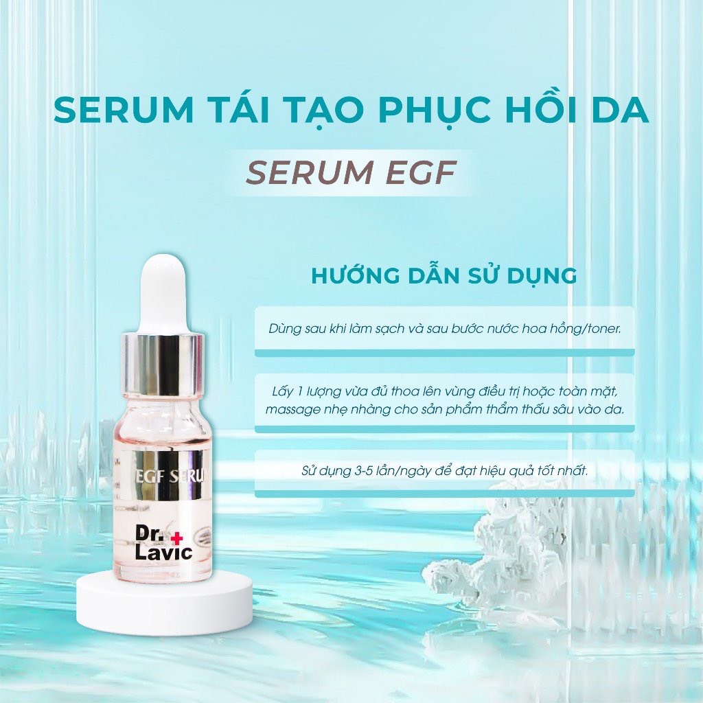 Serum Dưỡng Da Tái Tạo Da Công Nghệ USA DR.LAVIC Pitted Scar Control Serum EGF10ML - DR911