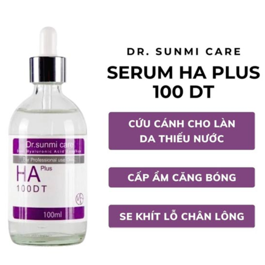 Tinh Chất Cấp Ẩm Phục Hồi Da Dr.Sunmi Care Serum HA Plus 100DT 100ml