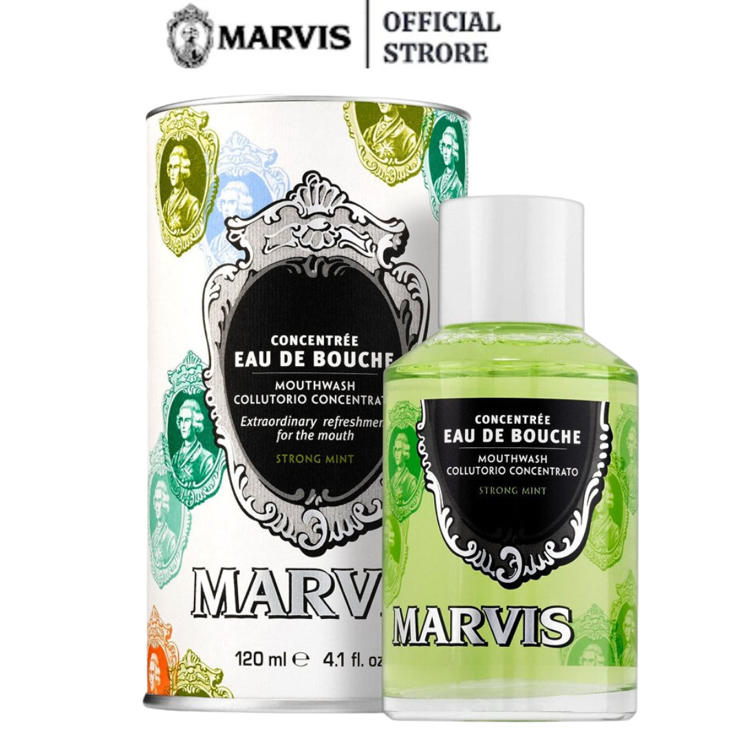Nước Súc Miệng Marvis Strong Mint Mouthwash 120ml