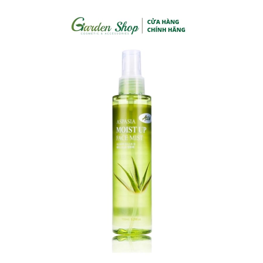Xịt Khoáng Dưỡng Ẩm, Làm Dịu Da Aspasia Moist Up Face Mist 150ml