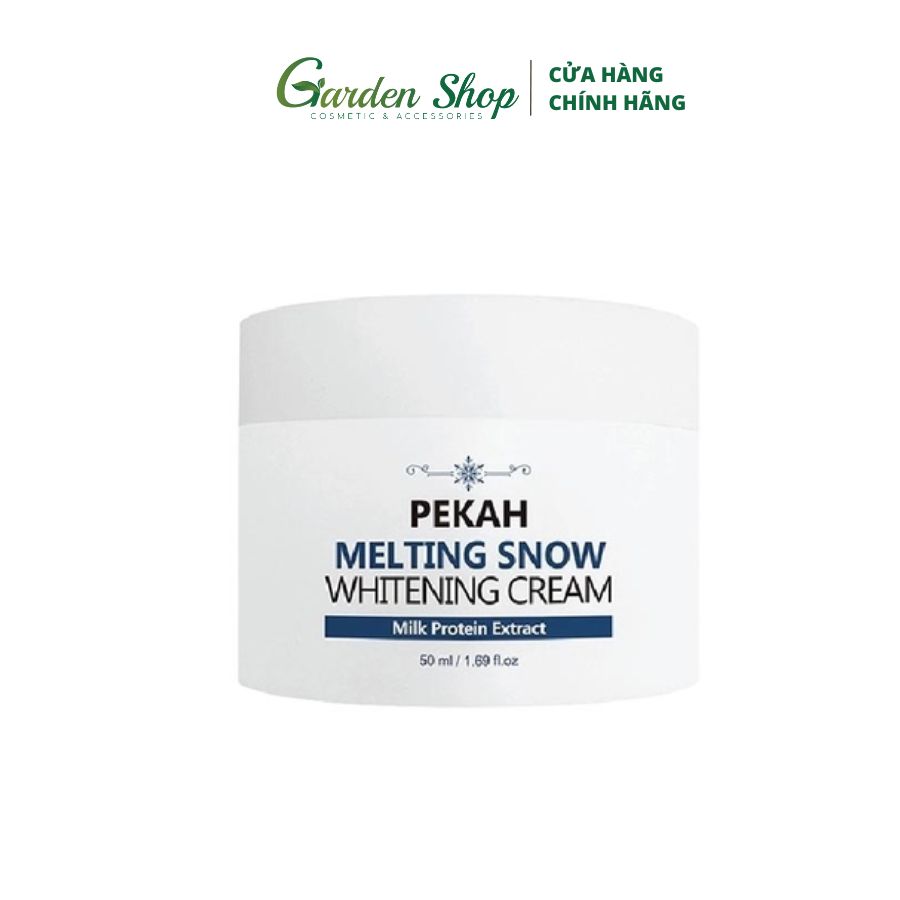 Kem Dưỡng Làm Sáng Và Nâng Tông Da Pekah Melting Snow Whitening Cream 50ml
