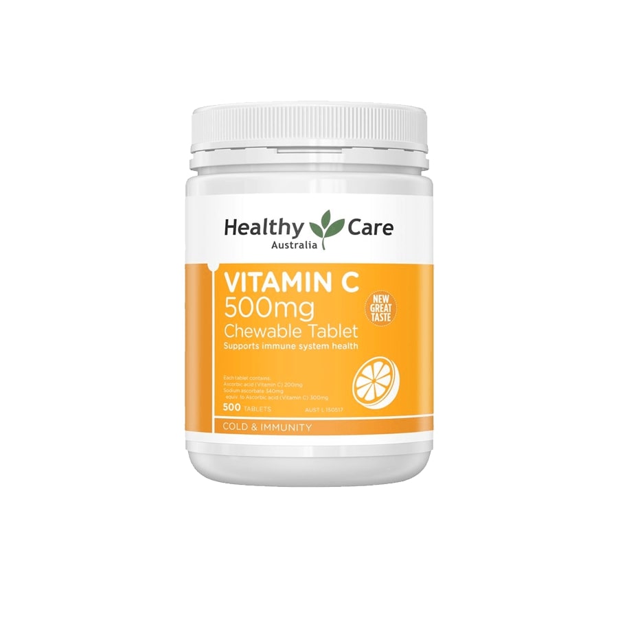Viên Nhai Vitamin C Heathy Care 500mg 500 viên