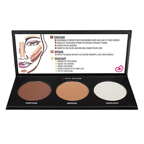 Phấn Tạo Khối 3 Ô City Color Contour Effects Palette 4.5g