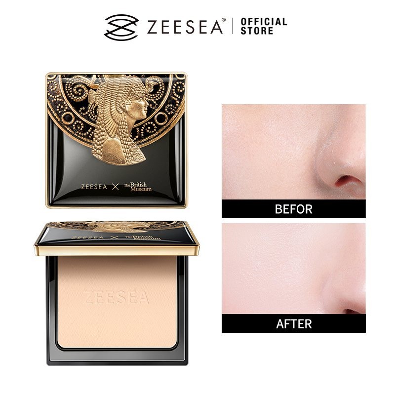 Phấn Phủ Kiềm Dầu, Chống Nước Phong Cách Anh Quốc Zeesea 8g